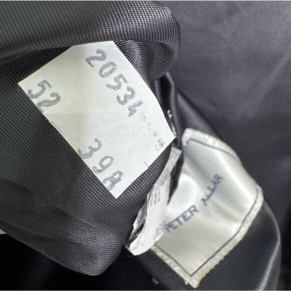 NWT Peter Millar 100% Wool Navy Suit Jacket Blazer Size 52 Reg - Picture 9 of 13